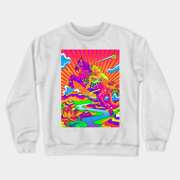 Lady Godiva - Bright Day Full Art Crewneck Sweatshirt by rjartworks